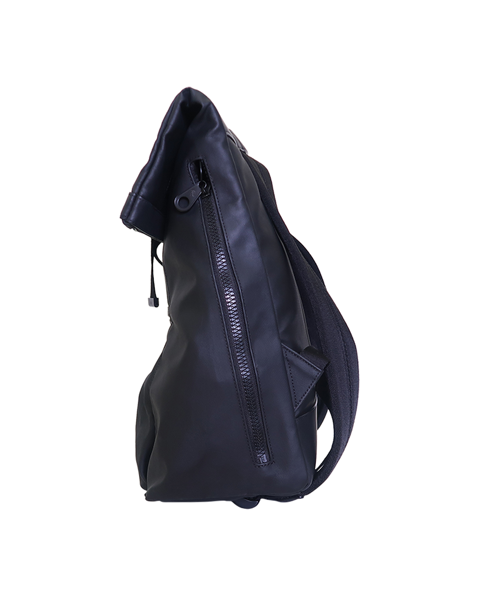 Fleet Backpack, &pound;245, Handbags, Black, Canvas/Fabric, Bottom view